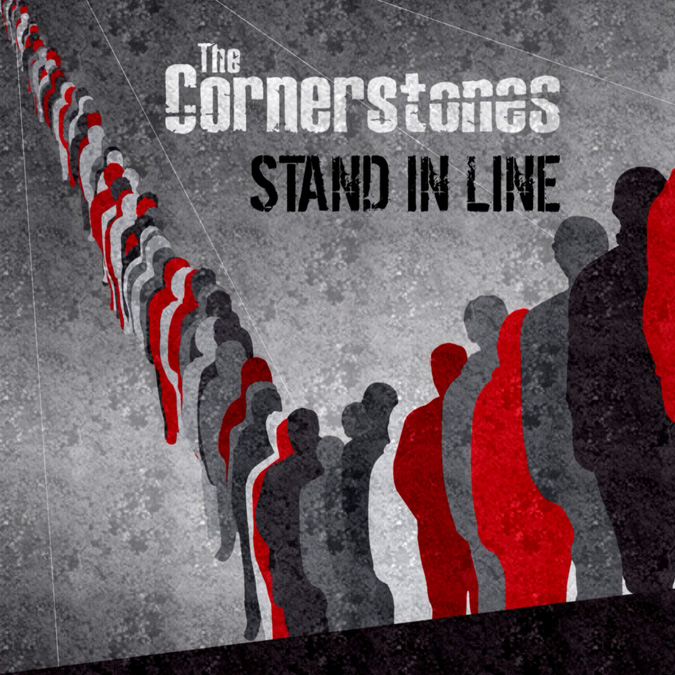 The Cornerstones Stand In Line